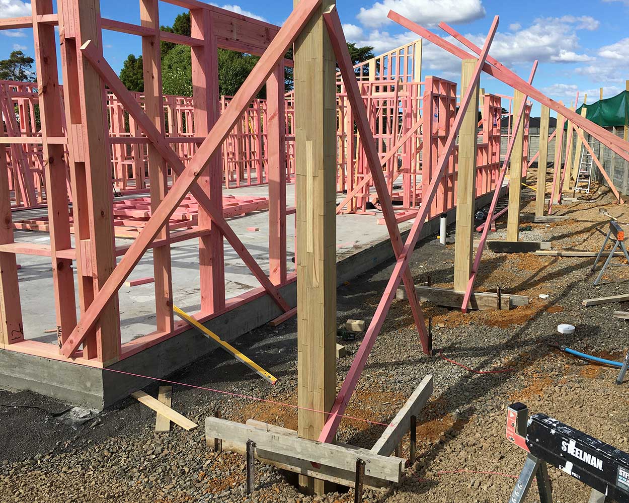 Structural engineer inspecting sites foundations design in Pukekohe, Auckland